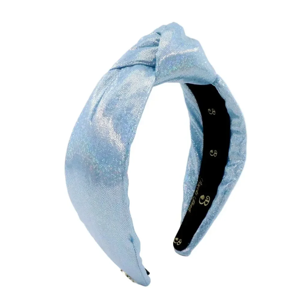 Sky Blue Shimmer Topknot